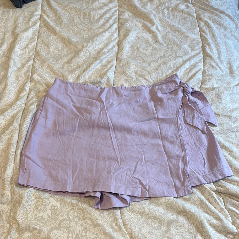 Lavender Wrap Skort